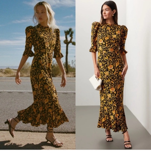 RHODE Felix Dress in Size 4 - Picture 4 of 7